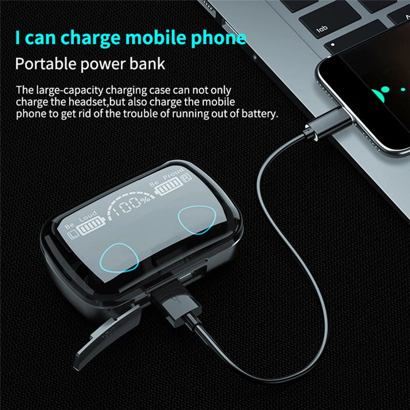 M90 TWS Earphone Bluetooth Wireless Headphone